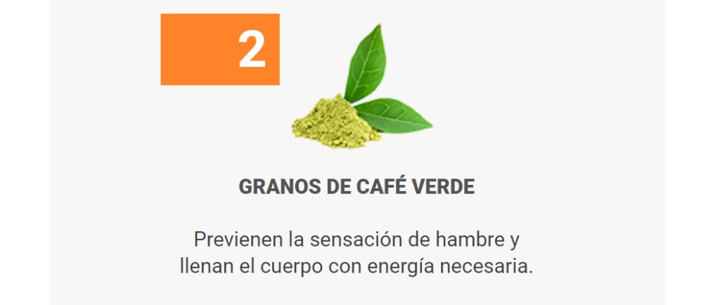 CocoaSlim componentes